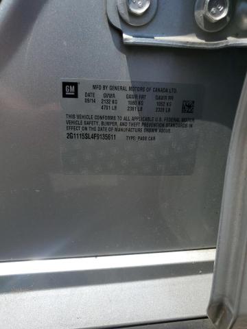 2015 CHEVROLET IMPALA LT - 2G1115SL4F9135611