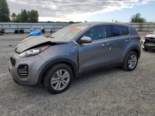 KIA SPORTAGE L 2018 gray  gas KNDPMCAC7J7455112 photo #1