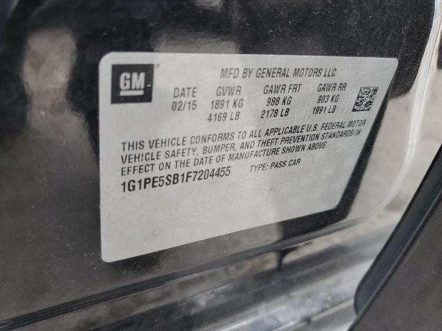 2015 CHEVROLET CRUZE LT 1G1PE5SB1F7204455
