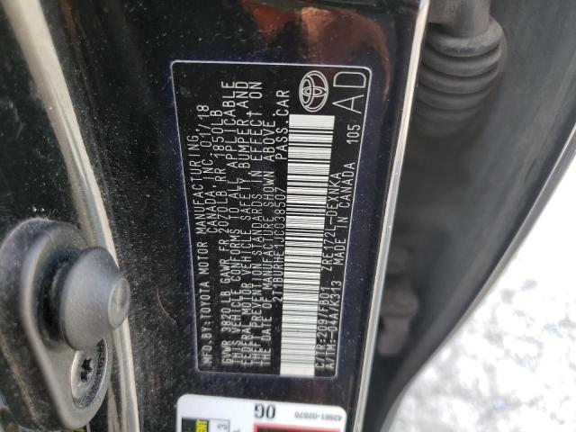 2018 TOYOTA COROLLA L - 2T1BURHE1JC038507