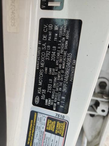 2019 KIA FORTE FE - 3KPF24AD8KE040835
