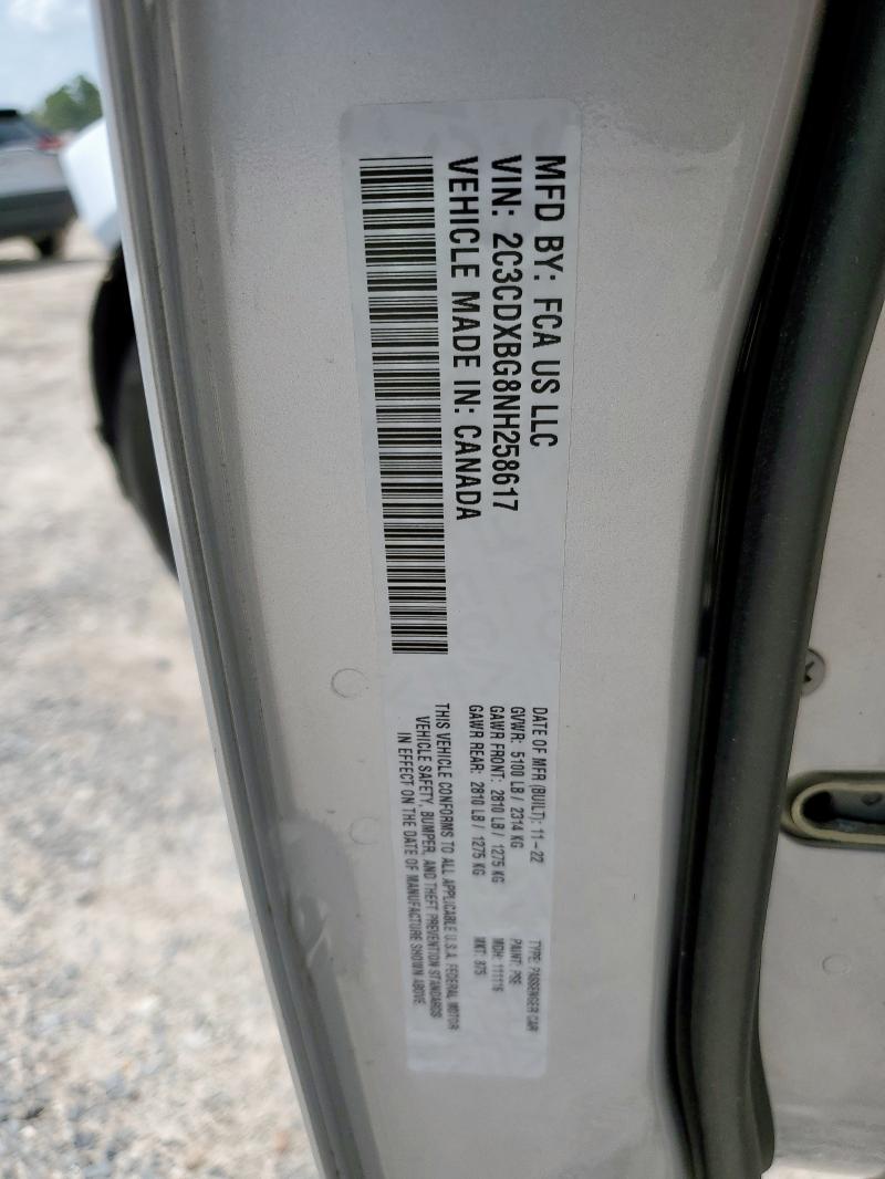 2022 DODGE CHARGER SX 2C3CDXBG8NH258617