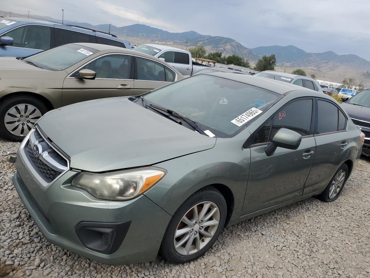Lot #3221856230 2014 SUBARU IMPREZA PREMIUM