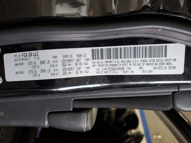 2016 JEEP CHEROKEE L 1C4PJMCS8GW104999