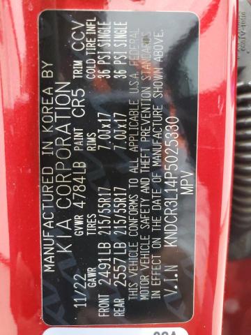 2023 KIA NIRO WIND KNDCR3L14P5025330