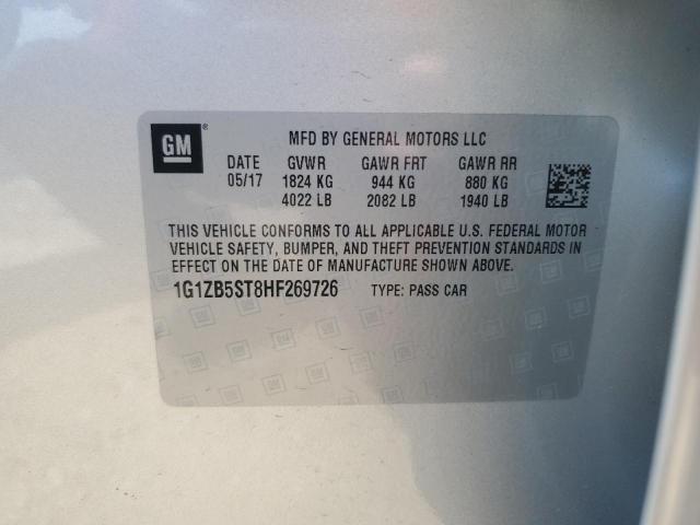 2017 CHEVROLET MALIBU LS 1G1ZB5ST8HF269726