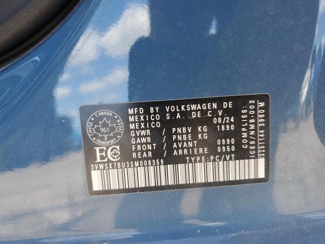 2025 VOLKSWAGEN JETTA COMF - 3VWSX7BU3SM008359