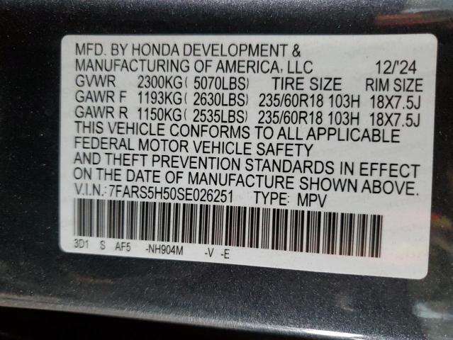 2025 HONDA CR-V SPORT 7FARS5H50SE026251
