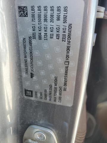 2019 CHEVROLET SILVERADO - 3GCUYDED0KG148905