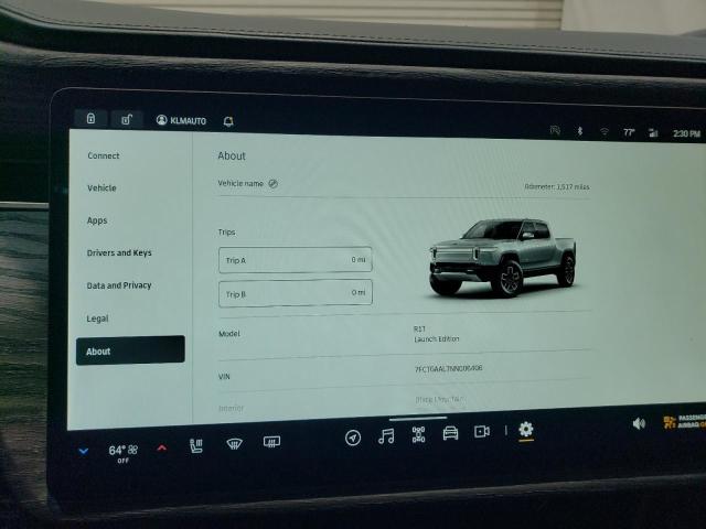2022 RIVIAN R1T LAUNCH - 7FCTGAAL7NN006406