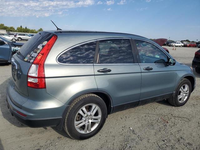HONDA CR-V EX 2010 turquoise  gas 5J6RE4H56AL056051 photo #4