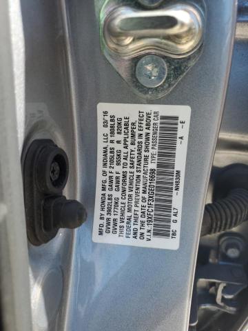 2016 HONDA CIVIC EX - 19XFC1F3XGE016698