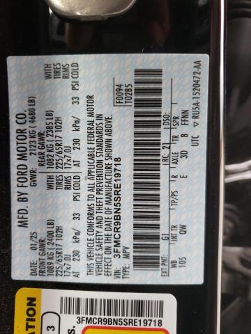 2025 FORD BRONCO SPORT BIG BEND 3FMCR9BN5SRE19718