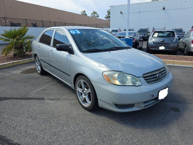 TOYOTA COROLLA CE 2003 silver sedan 4d gas 1NXBR32EX3Z096401 photo #1