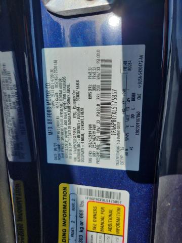 2020 FORD MUSTANG GT 1FA6P8CFXL5175857