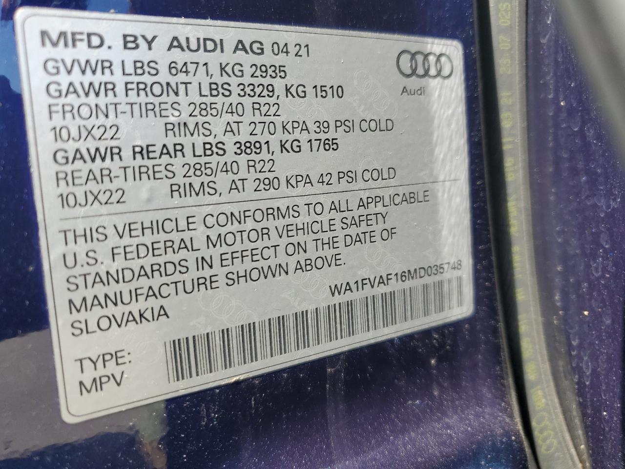 AUDI Q8 PRESTIGE S-LINE