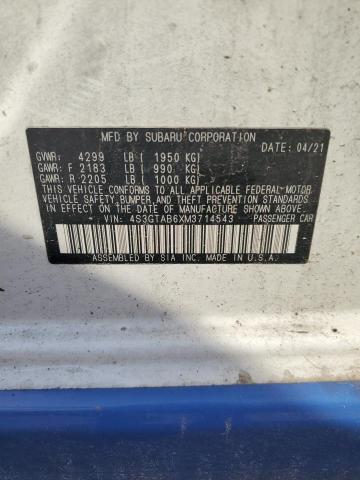 2021 SUBARU IMPREZA 4S3GTAB6XM3714543