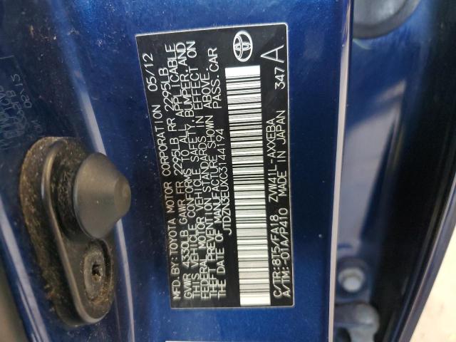 2012 TOYOTA PRIUS V - JTDZN3EUXC3144194