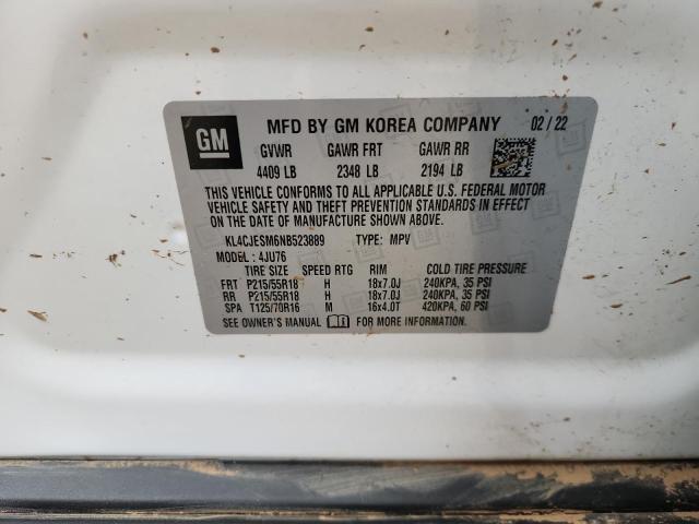 2022 BUICK ENCORE PRE KL4CJESM6NB523889
