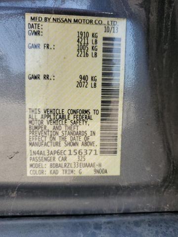 2014 NISSAN ALTIMA 2.5 - 1N4AL3AP6EC156371