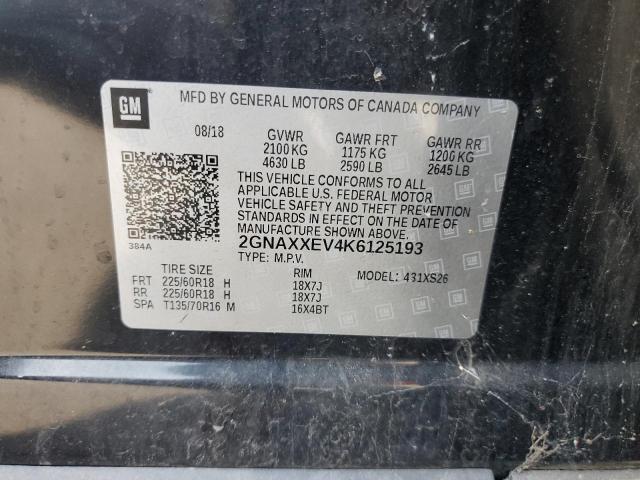 2019 CHEVROLET EQUINOX PR 2GNAXXEV4K6125193