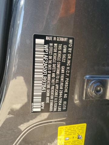 2015 PORSCHE MACAN TURB WP1AF2A5XFLB97841