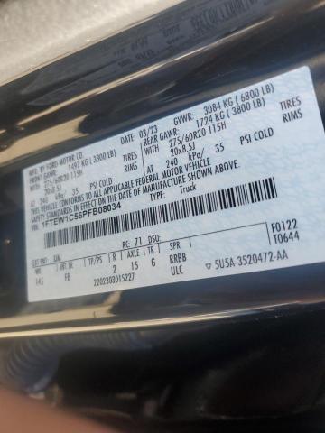 2023 FORD F150 SUPERCREW 1FTEW1C56PFB08034