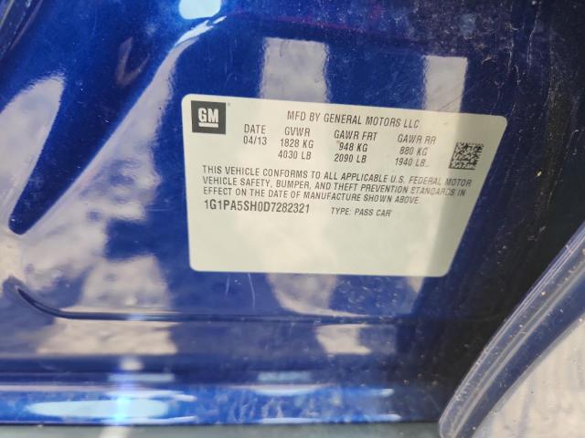 2013 CHEVROLET CRUZE LS - 1G1PA5SH0D7282321