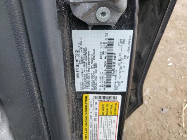 2019 FORD FUSION SE 3FA6P0LUXKR196946