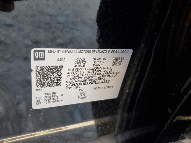 2023 CHEVROLET EQUINOX LT 3GNAXUEG9PL224353