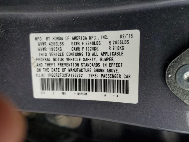 2015 HONDA ACCORD LX 1HGCR2F32FA126252