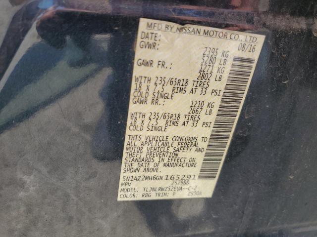 2016 NISSAN MURANO S - 5N1AZ2MH6GN165291