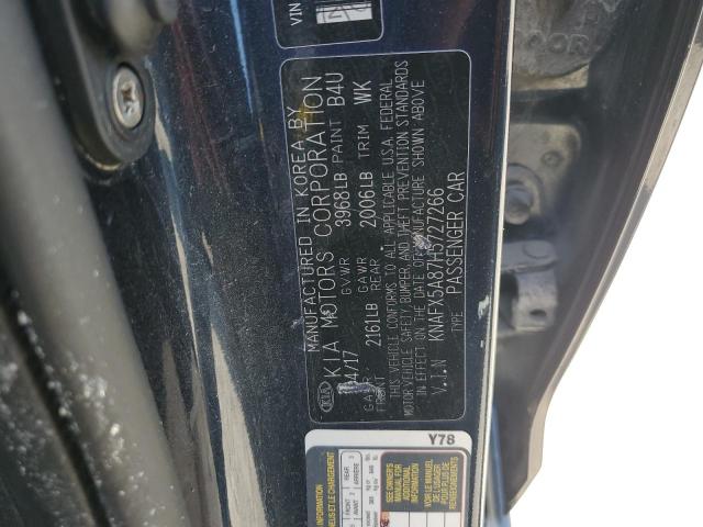 2017 KIA FORTE EX KNAFX5A87H5727266