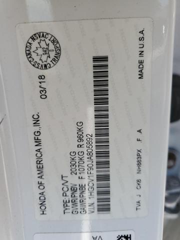 2018 HONDA ACCORD TOU 1HGCV1F90JA805892