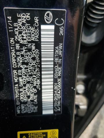 2015 LEXUS ES 350 JTHBK1GG7F2169939