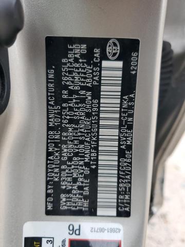 2016 TOYOTA CAMRY LE 4T1BF1FK5GU151906