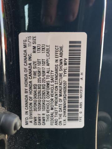 2016 HONDA CR-V EX 2HKRM4H5XGH606597