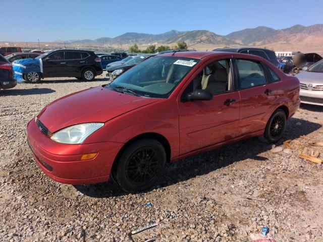 FORD FOCUS 2000 red  gas 1FAHP3832YW285233 photo #1