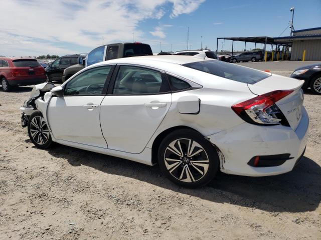 HONDA CIVIC EXL 2017 white sedan 4d gas 19XFC1F74HE209451 photo #3