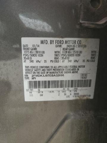 2014 FORD EDGE SEL - 2FMDK3J97EBA32696