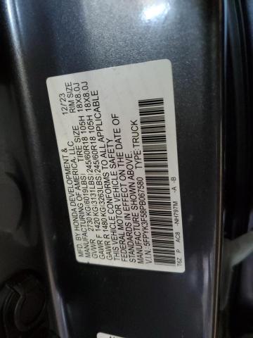 2023 HONDA RIDGELINE 5FPYK3F58PB067580