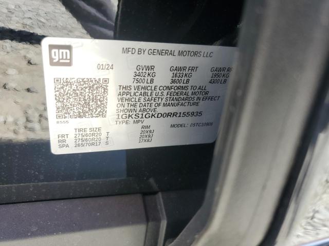 2024 GMC YUKON XL C 1GKS1GKD0RR155935