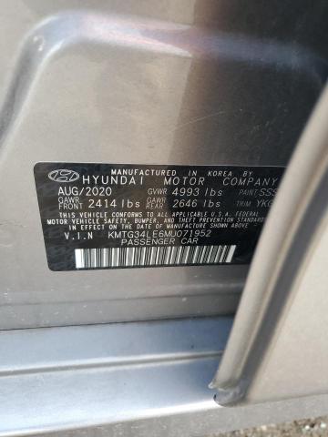 2021 GENESIS G70 PRESTI KMTG34LE6MU071952