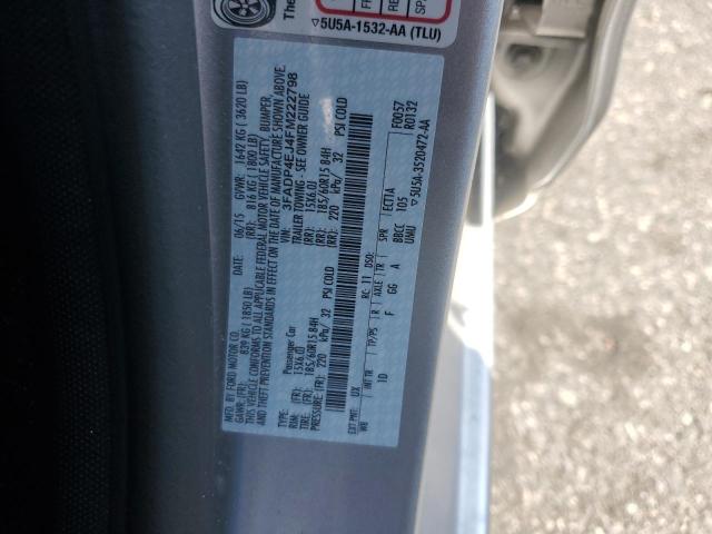 2015 FORD FIESTA SE 3FADP4EJ4FM222798