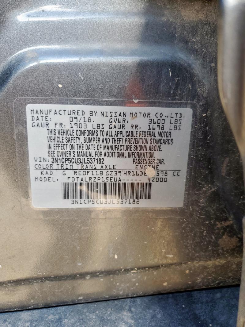 2018 NISSAN KICKS S - 3N1CP5CU3JL537182