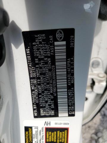 2018 TOYOTA AVALON HYB 4T1BD1EB0JU060329