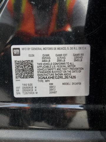 2024 CHEVROLET EQUINOX LS 3GNAXHEG2RL267426
