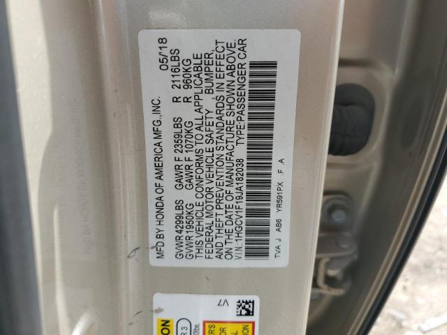 2018 HONDA ACCORD LX 1HGCV1F19JA182038