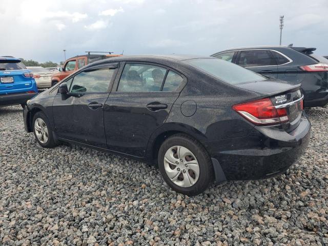 HONDA CIVIC LX 2014 black  gas 2HGFB2F56EH555364 photo #3