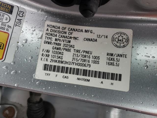 2015 HONDA CR-V LX - 2HKRM3H37FH000679